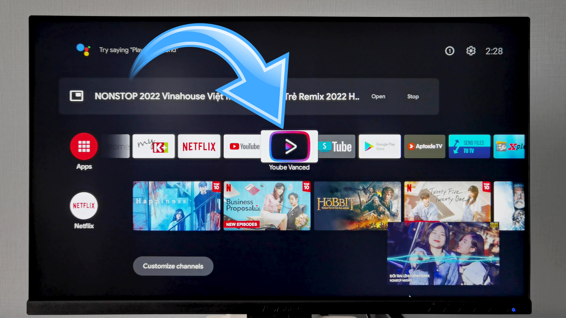 Hướng dẫn cài đặt Youtube Vanced lên Android TV Android TV Box - dùng Chuột