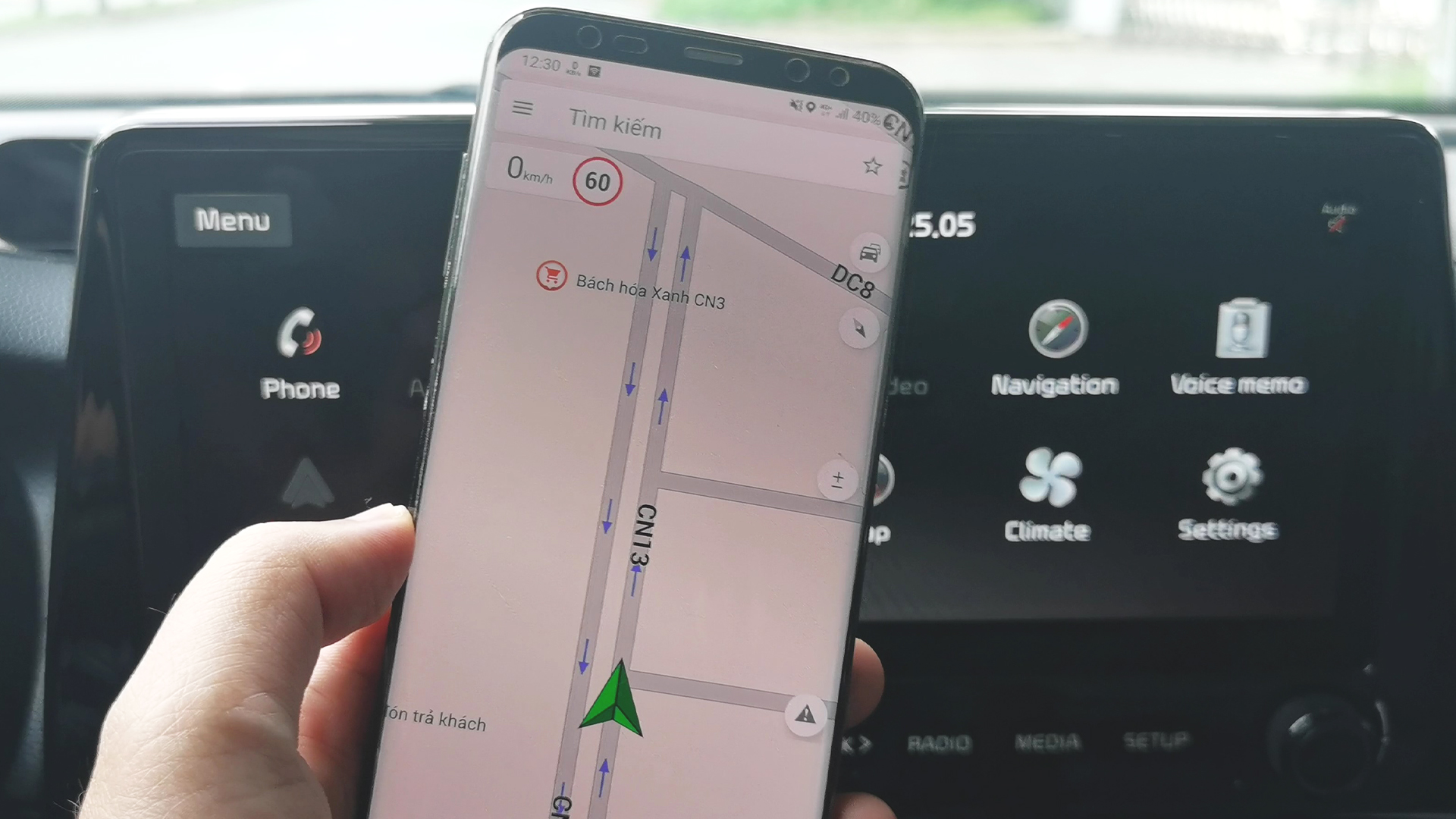 Hướng Dẫn Cách Dùng Navitel Miễn Phí Có Giớ Hạn Tốc Độ Trên Android Auto