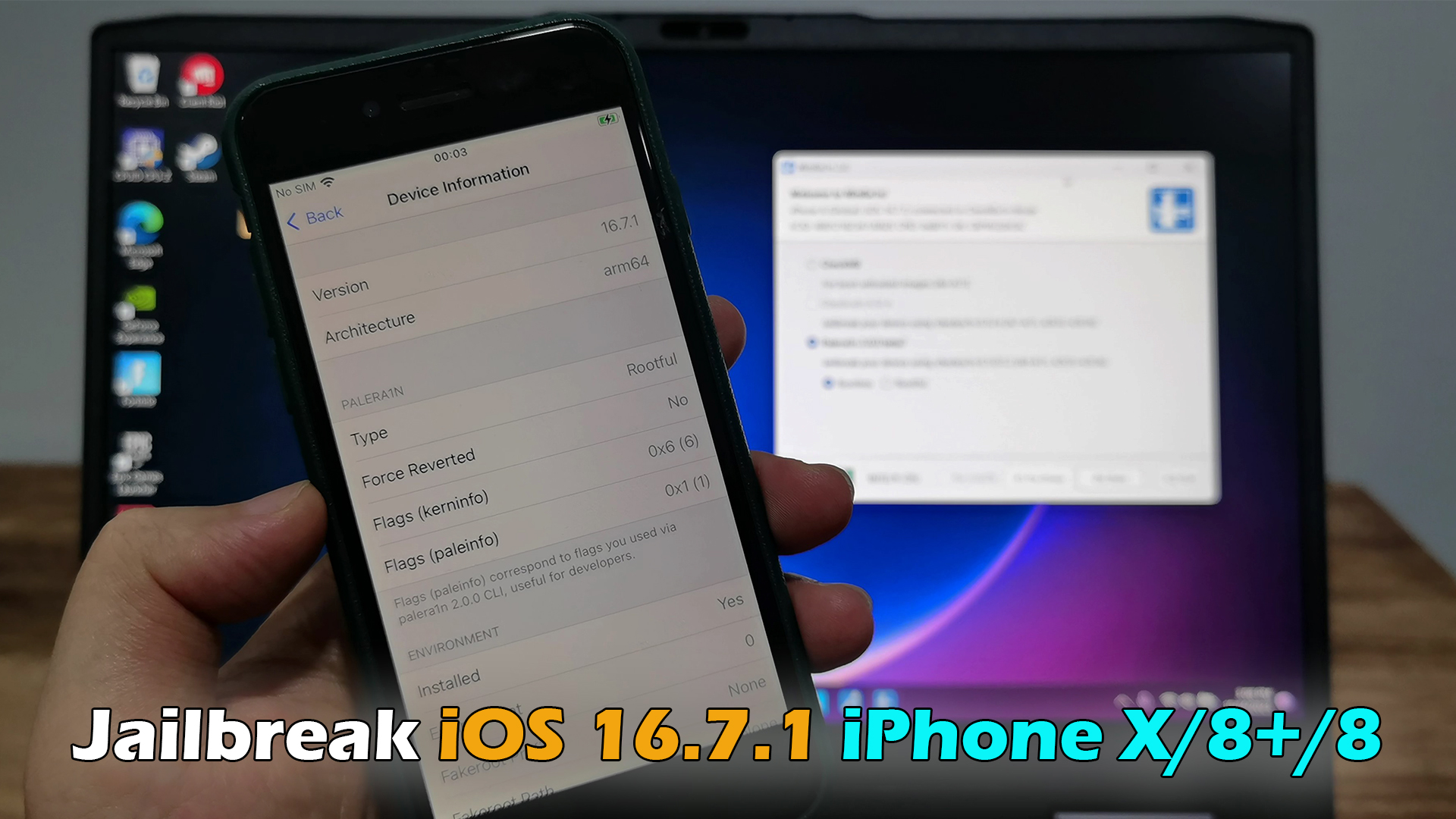 Hướng Dẫn Jailbreak IOS 16.7.1 IPhone X/8+/8 Với Winra1n Trên Windows ...