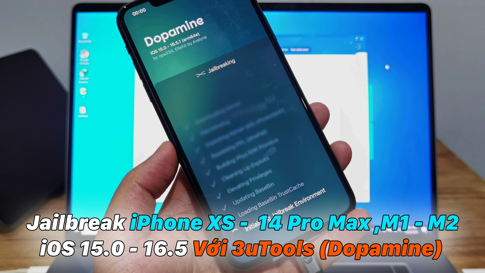 Hướng Dẫn Jailbreak Iphone Xs 14 Pro Max M1 M2 Ios 15 0 16 5 Với