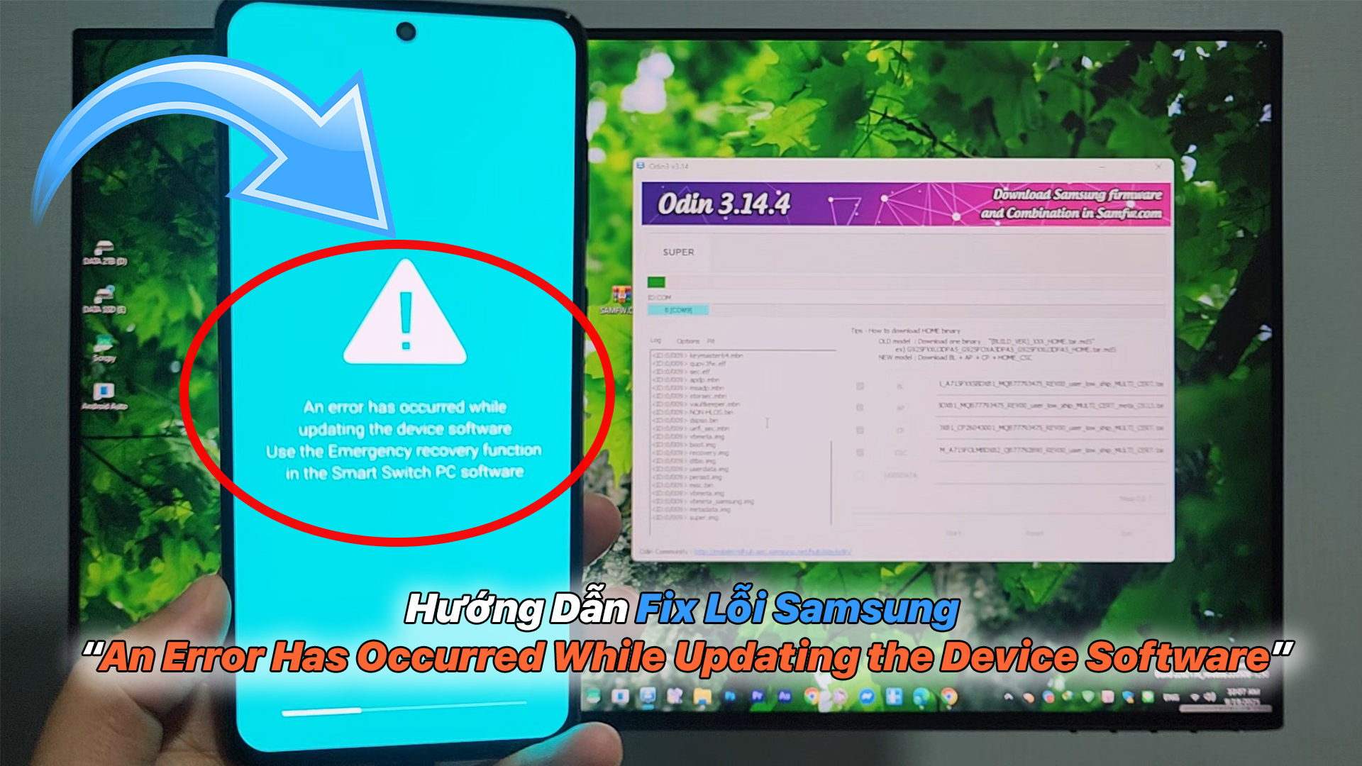 Hướng Dẫn Fix Lỗi Samsung “An Error Has Occurred While Updating the ...