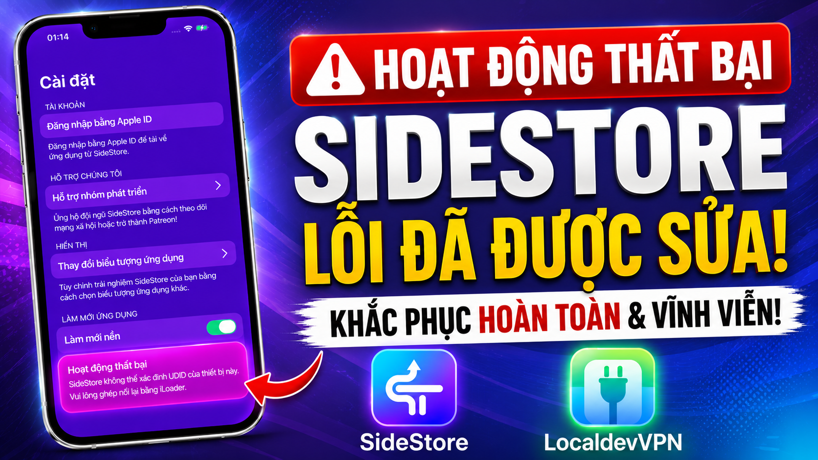 Sửa Lỗi SideStore